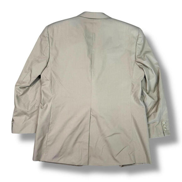 Vintage Haspel Suit Mens 42R Beige Sports Cost Dress Pants 36x28 2 Pieces Retro - Picture 4 of 14
